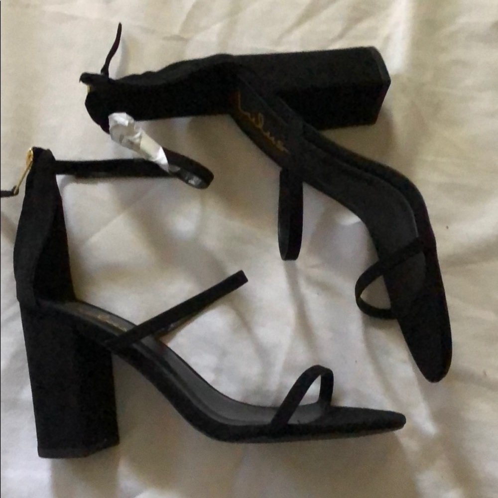 Triple Thin Strap Heels